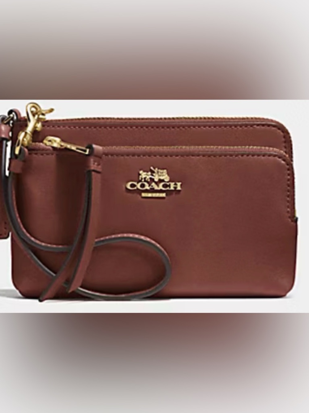 Coach Madison Double Zip Wristlet